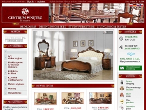Centrum Wnętrz posiada meble stylowe