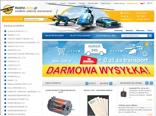 Zdalnie sterowane modele zabawek