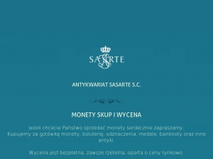 Sprzedaż monet w sklepie numizmatycznym